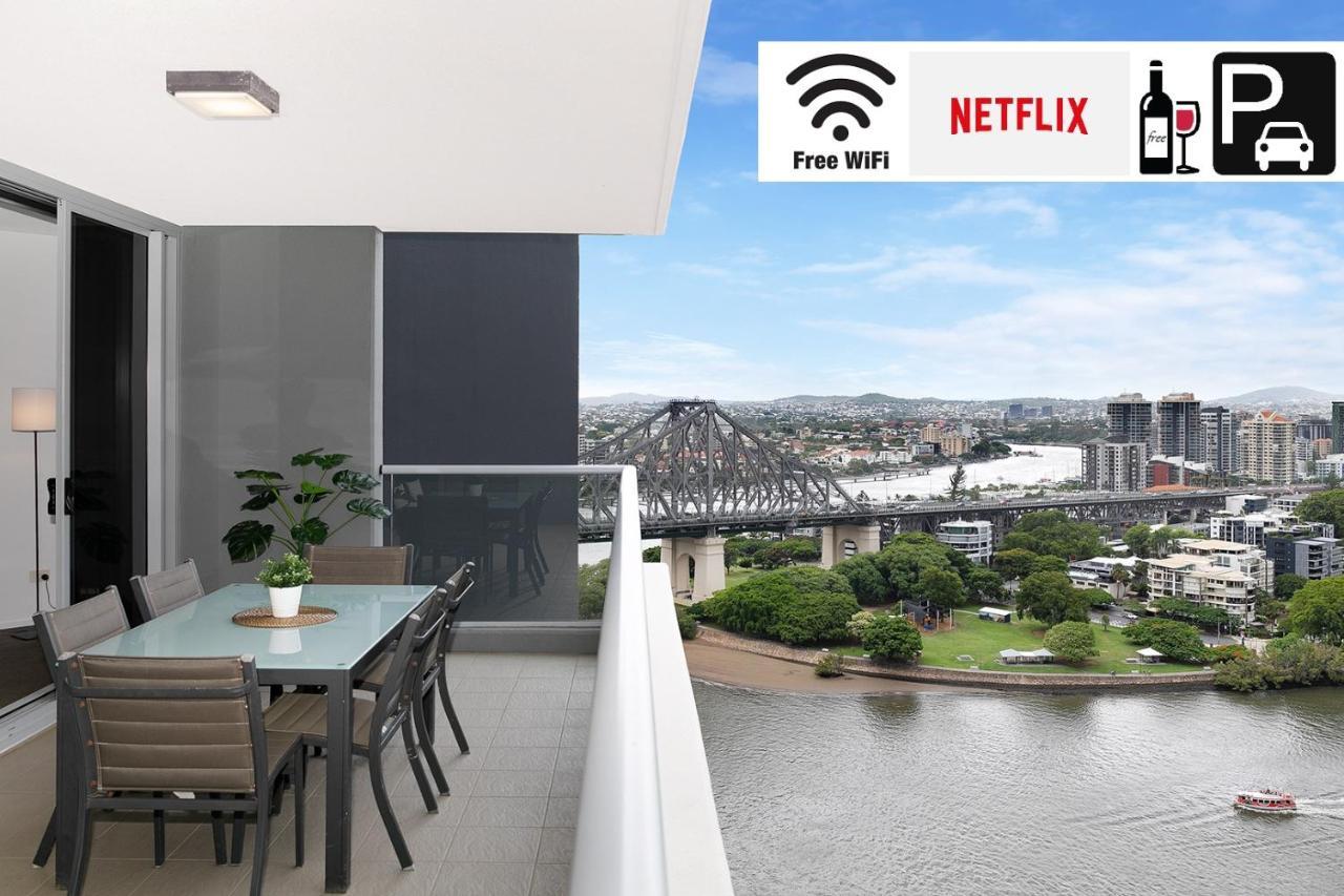 Amazing River View - 3 Bedroom Apartment - Brisbane Cbd - Netflix - Fast Wifi - Carpark Extérieur photo